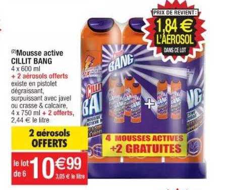 mousse active cillit bang