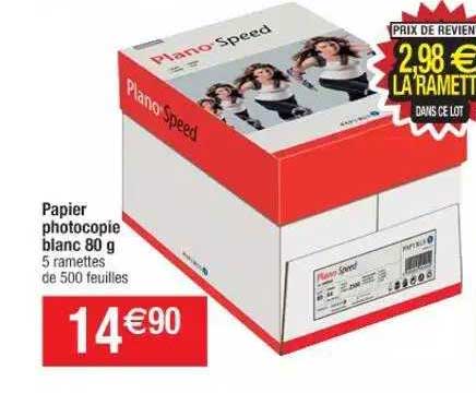 papier photocopie blanc 80g