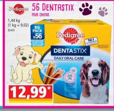 Pedigree 56 Dentastix Pour Chiens