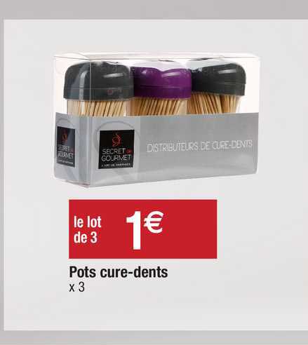 pots cure-dents