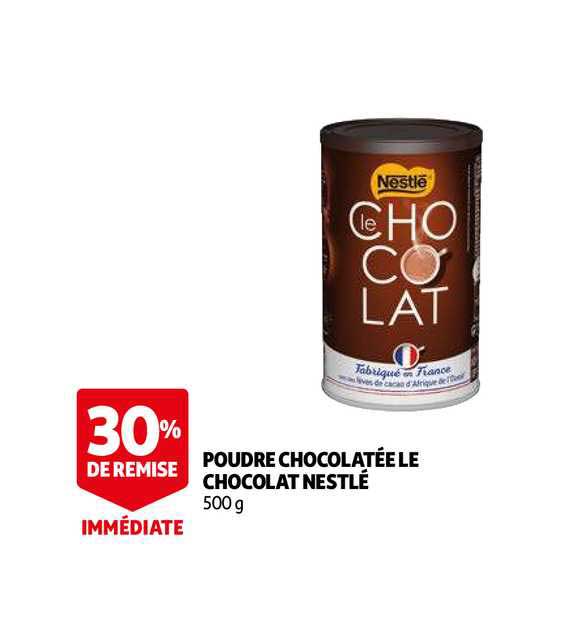 poudre chocolatée le chocolat nestlé s