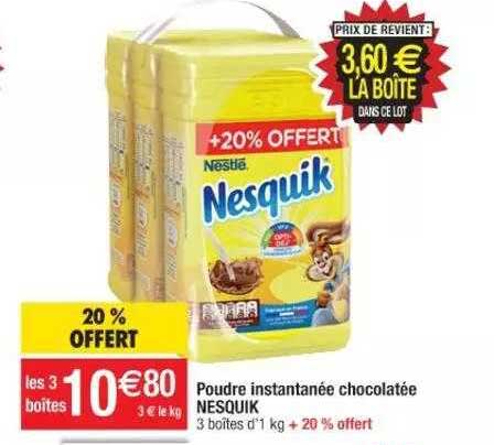 Poudre Instantanée Chocolatée Nesquik