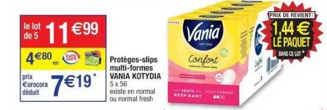 protège-slips multi-formes vania kotydia