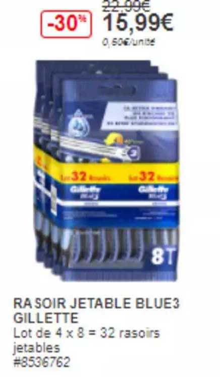 rasoir jetable blue3 gillette