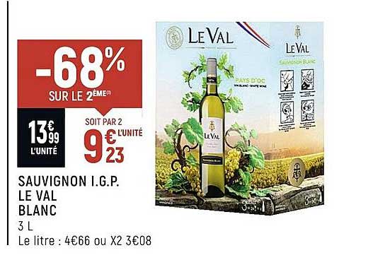 sauvignon i.g.p. le val blanc
