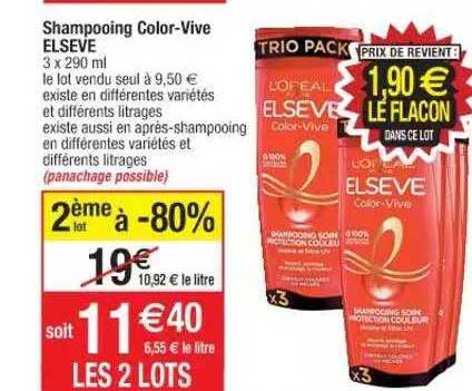 shampooing color-vive elsève