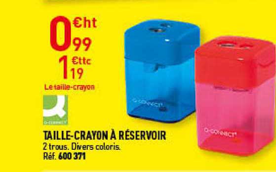 taille-crayon à réservoir
