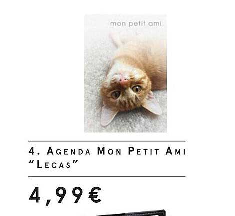 agenda mon petit ami lecas