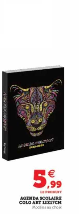 Agenda Scolaire Colo Art