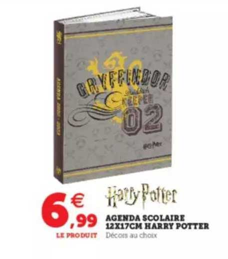 agenda scolaire harry potter