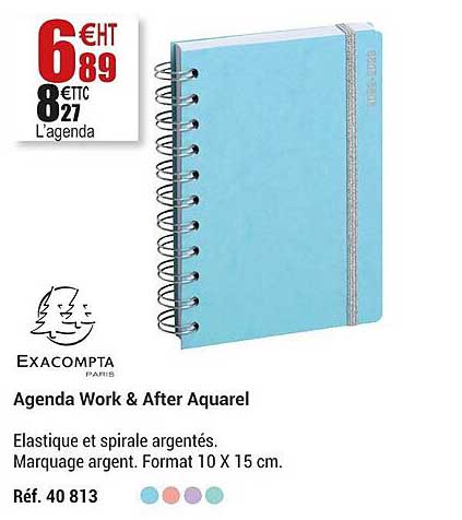 agenda work & after aquarel