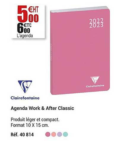 agenda work & after classic