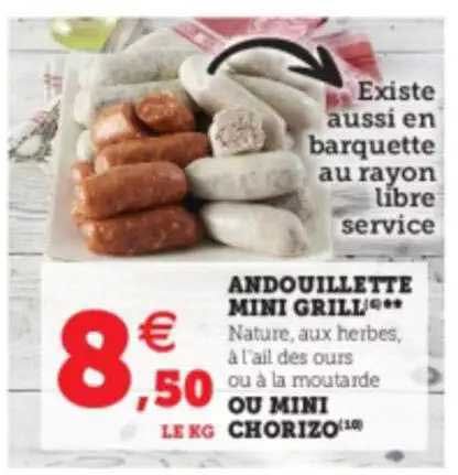 Andouillette Mini Grill Ou Mini Chorizo
