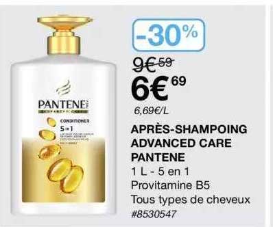 après-shampoing advanced care pantene