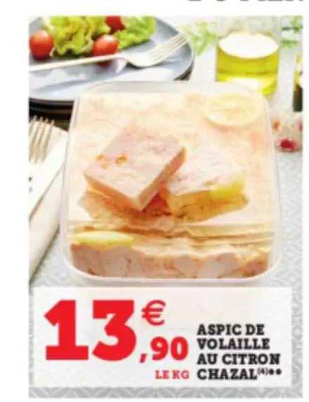 aspic dd vollaile au citron chazal