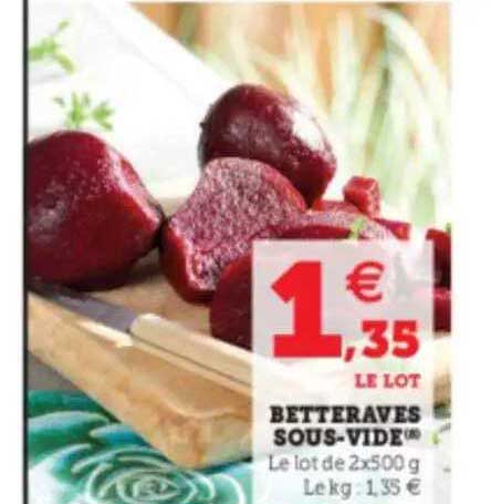 betteraves sous-vide