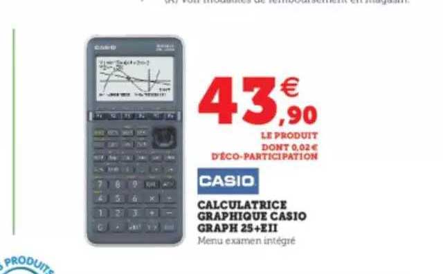 calcultices graphique casio graph 25+e11
