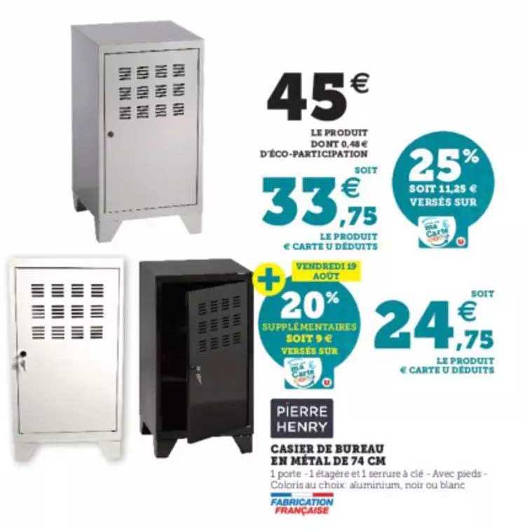 Casier De Breau En Métal De 74 Cm