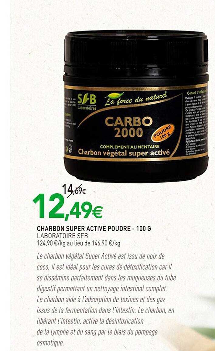 Charbon Super Active Poudre