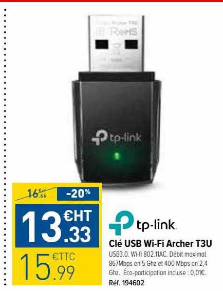 clé usb wi-fi archer t3u tp-link