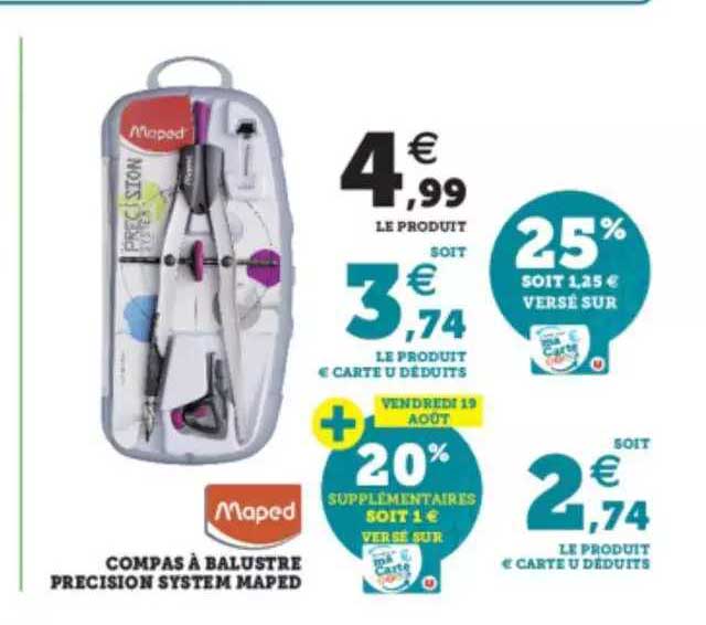 compas à balustre precision system maped