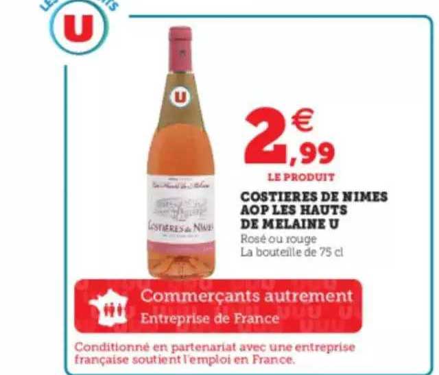 costieres de nimes aop les hauts de melaine u