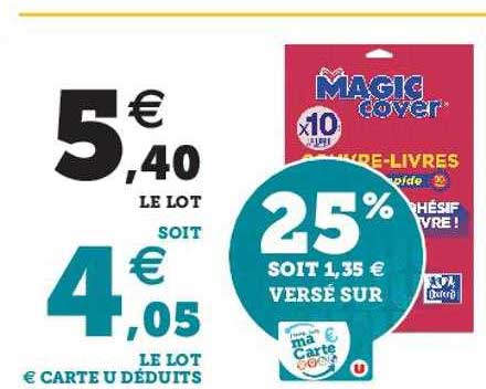 couvre-livres magic cover