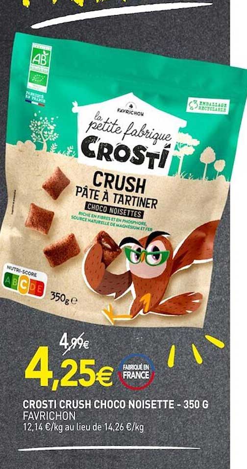 crosti crush choco noisette