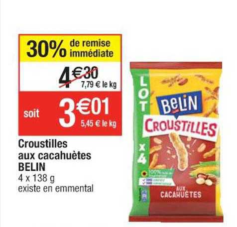 Croustilles Aux Cacahuètes Belin