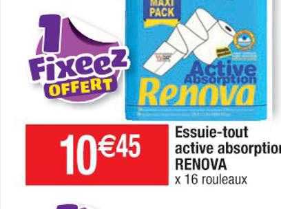 essuie-tout active absortion renova