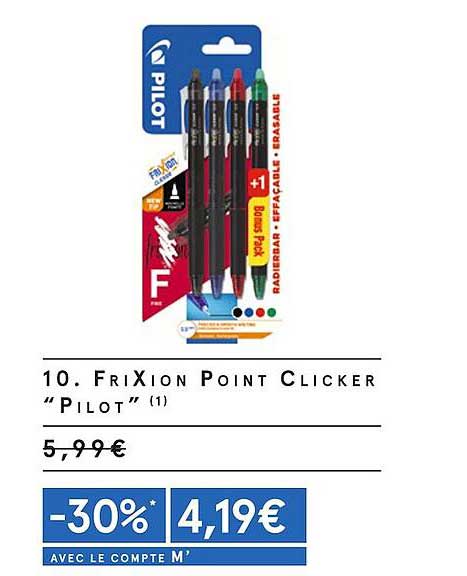 frixion point clicker pilot