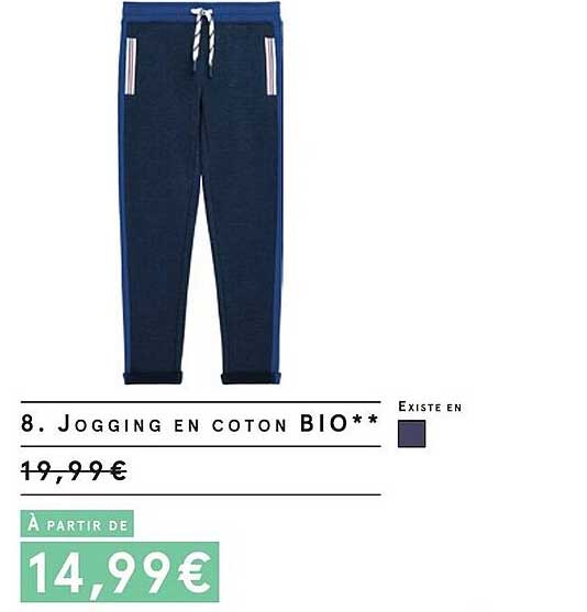 Jogging En Coton Bio