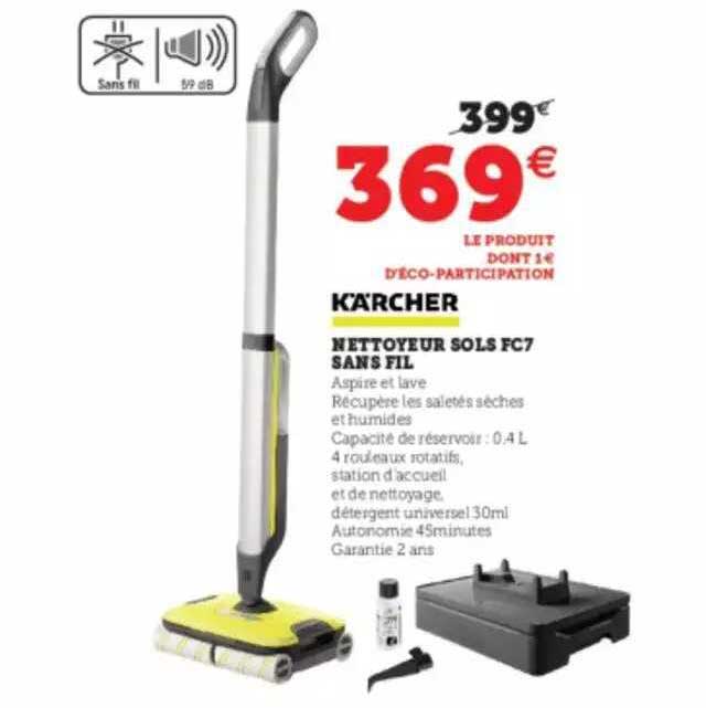 Karcher Nettoyeur Sols Fc7 Sans Fil