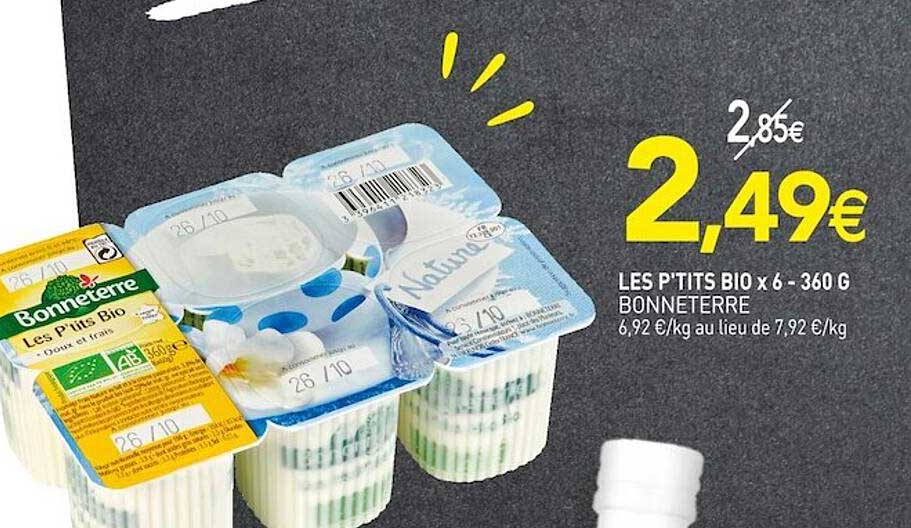 les p'tits bio x 6 bonneterre