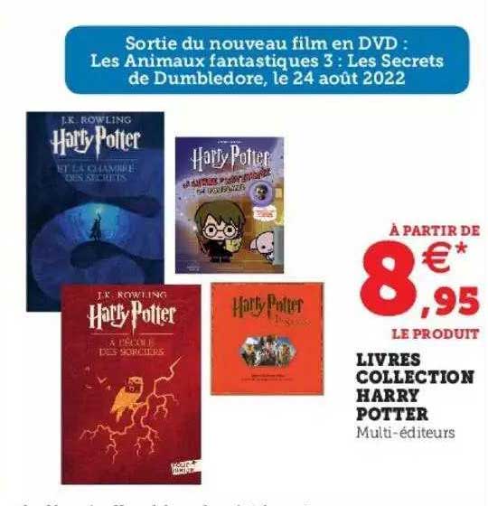 livres collection harry potter