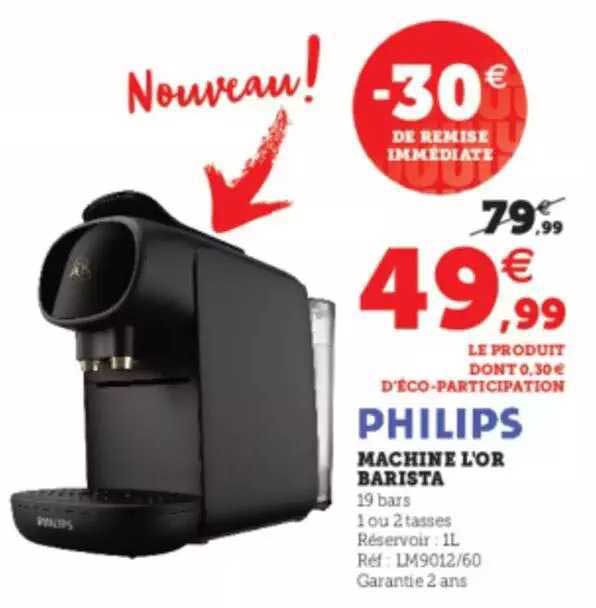 Machine L'or Barista Philips