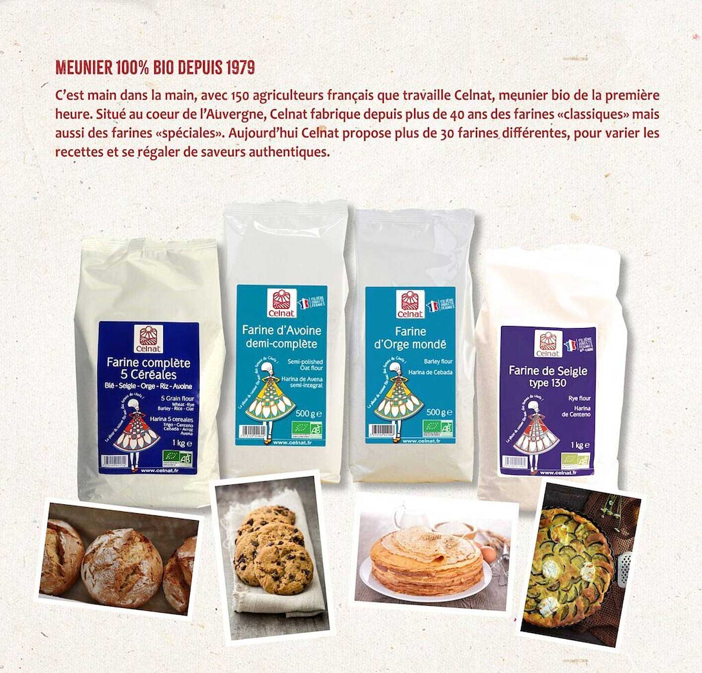 meunier  100% bio depuis 1979