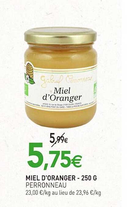 miel d'oranger