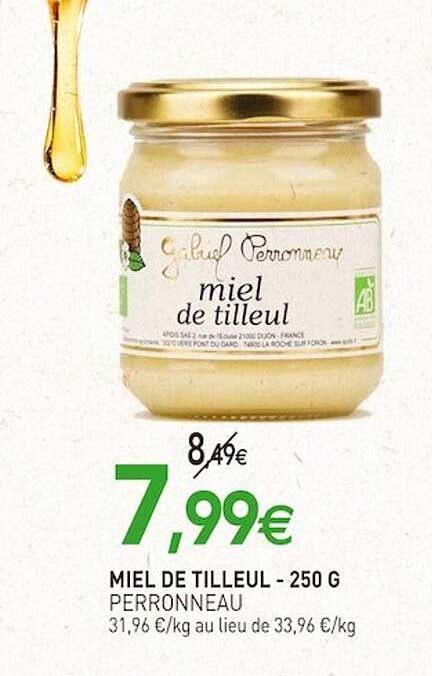 miel de tilleul perronneau