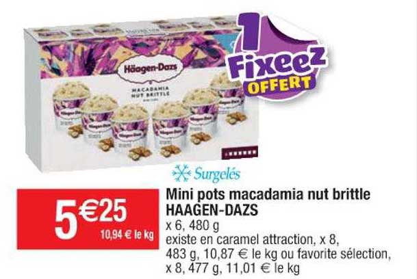 mini pots macadamia nut brittle häagen-dazs