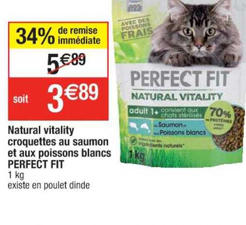 natural vitality croquettes au saumon et aux poissons blancs perfect fit