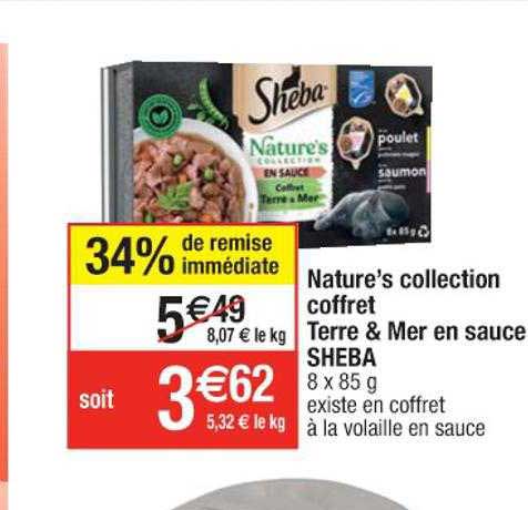 Nature's Collection Coffret Terre&mer En Sauce Sheba