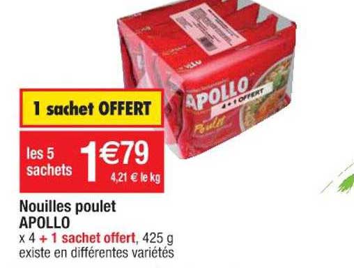 Nouilles Poulet Apollo