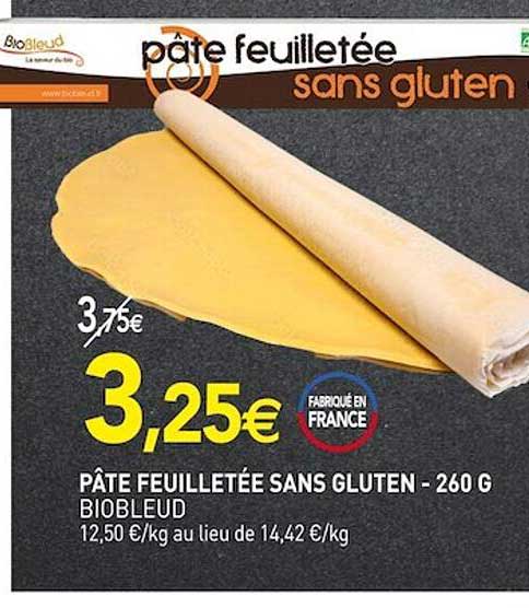 pât feuilletée sans gluten bioleud