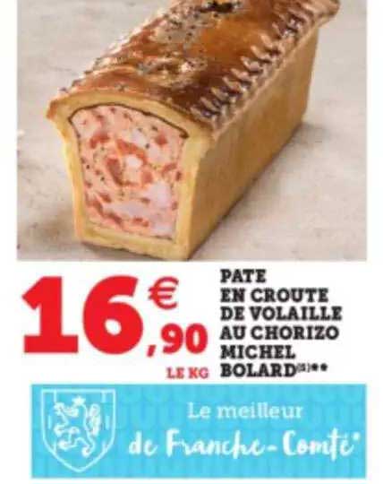 pate en route de vollaile au chorizo michel bolard