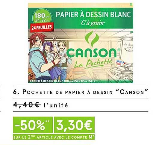 Pochette De Papier à Dessin Canson