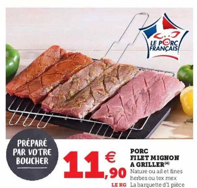 Porc Filet Mignon à Griller
