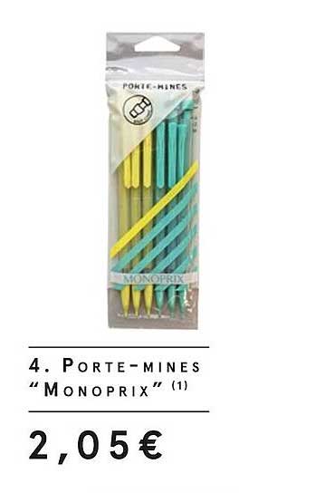porte-mines monoprix