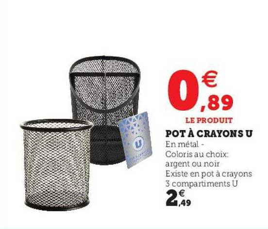 Pot à Crayons U