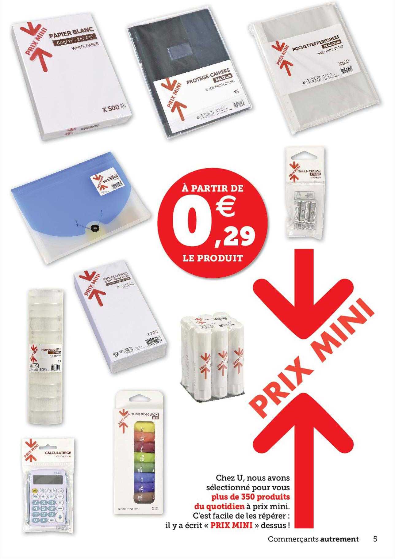 prix mini